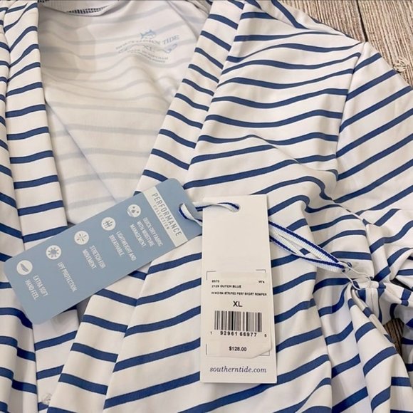 NWT Southern Tide Moira Striped Performance Romper - Picture 4 of 4